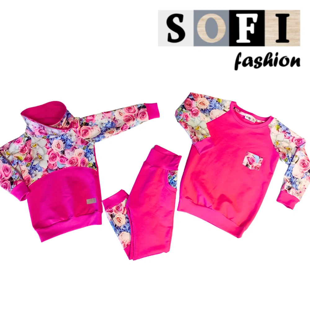 Tepláky baggy s kapsami - Dinosaurus