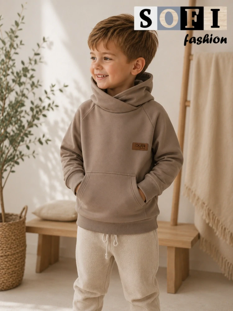 Dětská mikina Sofi Fashion - oříšková