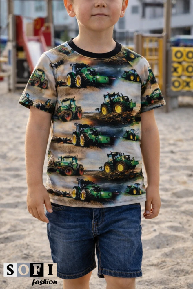 Tričko s kr. rukávem -Reálné traktory