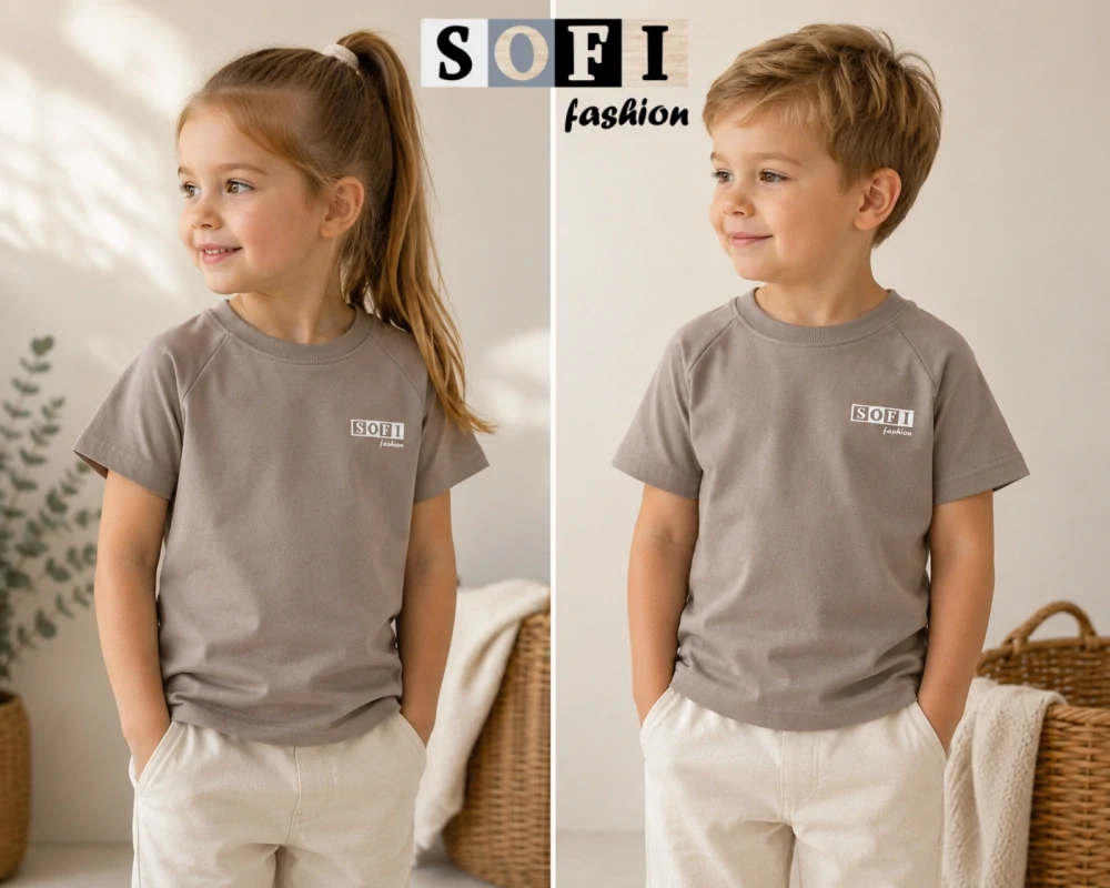 Tričko - béžové s logem Sofi Fashion