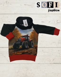 Mikina - červený traktor