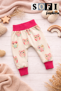 Dětské tepláčky - sovičky