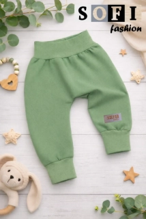 Tepláčky - olivově zelená